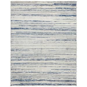 Blue/White 9 ft. 6 in. x 13 ft. 6 in. Area Rug