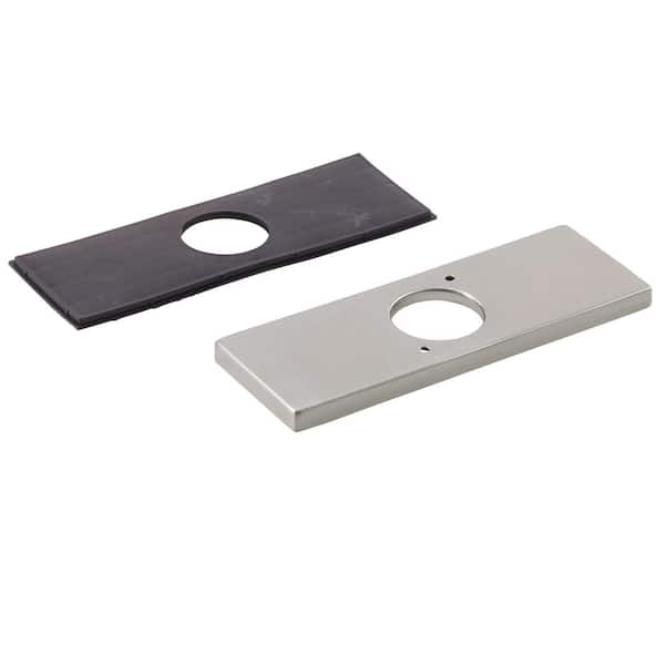 Delta Modern 1.75 in. x 0.38 in. Metal Deck Plate in Stainless