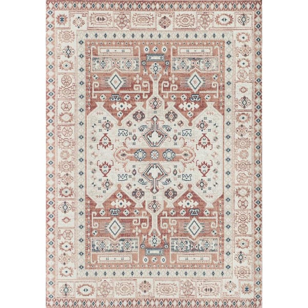 Rugs America Gabriel Sangria Koti Orange 8 ft. x 10 ft. Area Rug