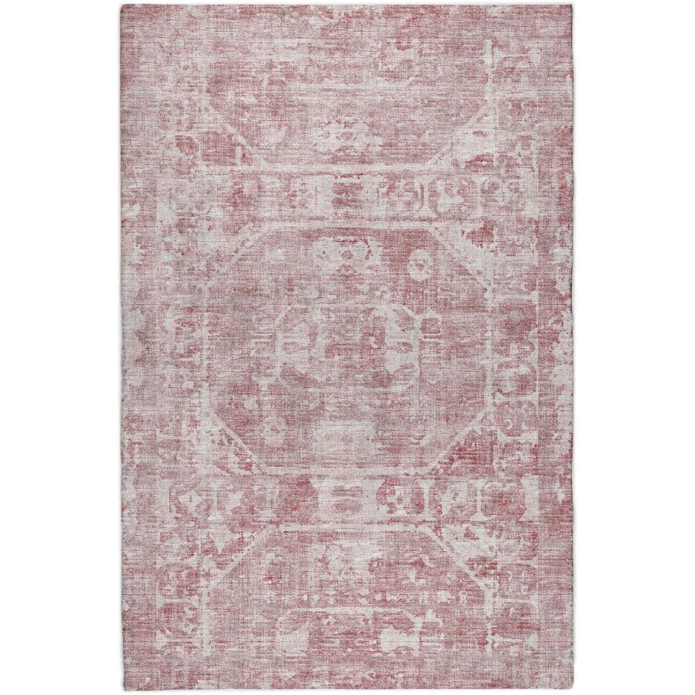 Dream Shag Premium Machine Washable Abstract ADS41 Pink 5 ft. x 7 ft. 6 in. Area Rug price history on PriceWatchPro