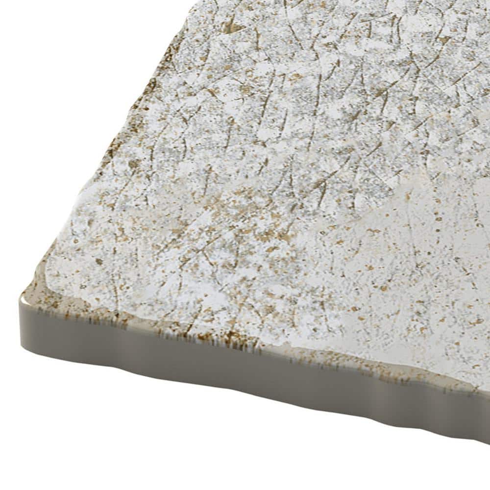 Mandalay White Polished Ceramic Subway Wall Tile 11.81 x 2.95 in