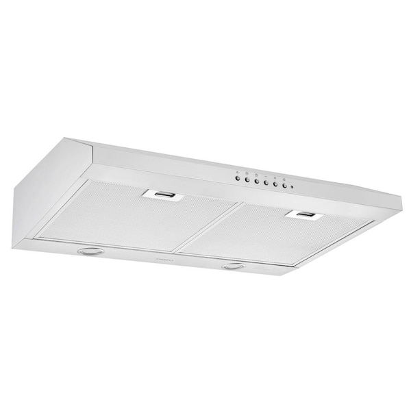 Ancona 30 in. UC64NL Ducted Under Cabinet Range Hood in Stainless Steel with Night Light