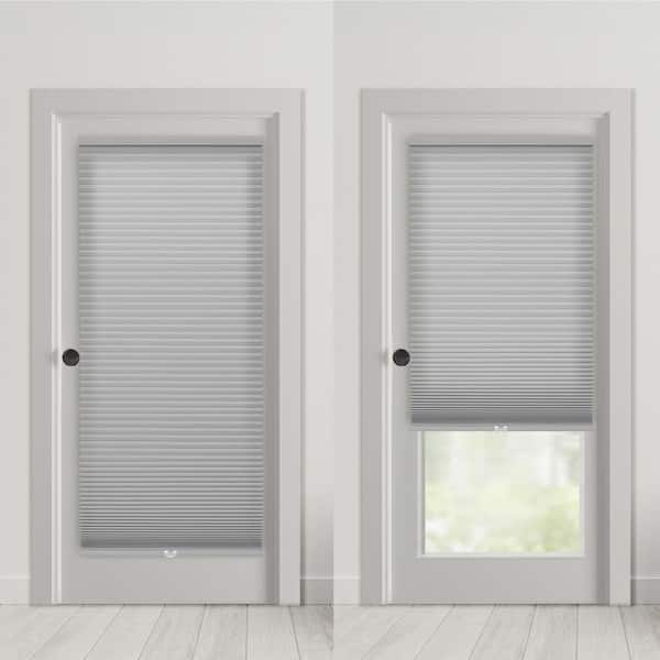 Anchor Gray Cordless Light Filtering Magnetic Cellular Shade - 24 in. W x 42 in. L