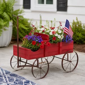 Shine Company 21.75 in. L Gray Cedar Wood Buckboard Amish Wagon