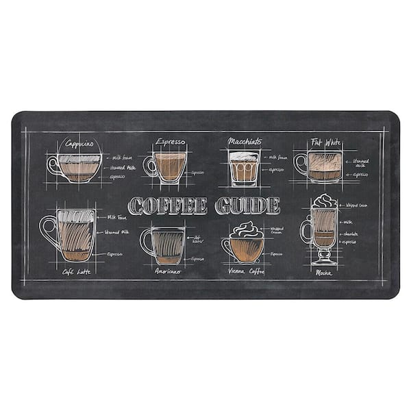 Mohawk Home Coffee Guide Multi 20 in. x 42 in. Kitchen Mat