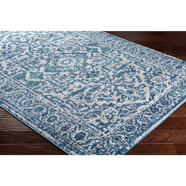 Havana Blue 6 ft. 7 in. Square Area Rug