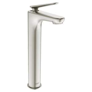 Studio S Single Handle Vessel Sink Faucet with Drain Kit Included in Brushed Nickel