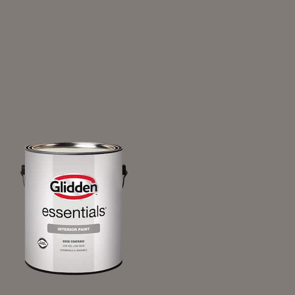 Glidden Essentials 1 gal. PPG1007-6 Cool Charcoal Semi-Gloss