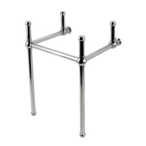 Fauceture Brass Console Sink Leg in Polished Nickel