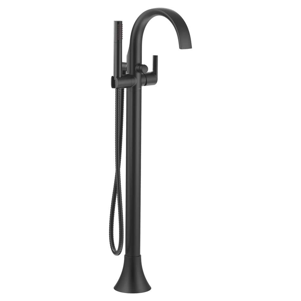 MOEN Doux SingleHandle FloorMount Freestanding Tub Faucet with Hand