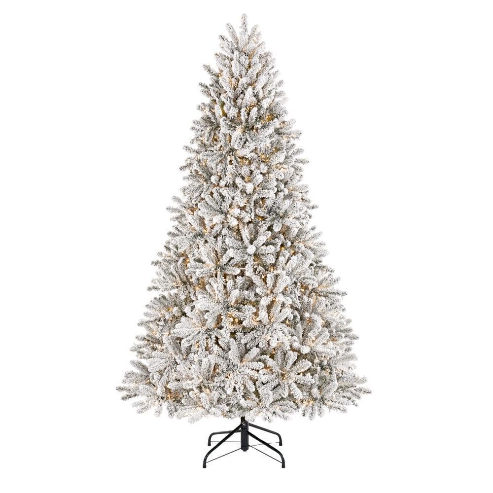 Home Accents Holiday 7.5 ft Windsor Frasier Fir LED Pre-Lit Artificial  Christmas Tree with 1000 Color Changing Lights H8100201 - The Home Depot