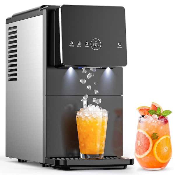 33 lb. Countertop Nugget Ice Maker with Self-Cleaning Function, 1. 8L Removable Water Tank