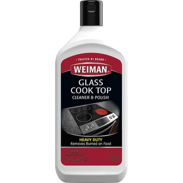  Weiman Ceramic and Glass Stovetop Cleaner - 12 Ounce 2 Pack -  Daily Use Professional Home Kitchen Cooktop Cleaner and Polish : Health &  Household