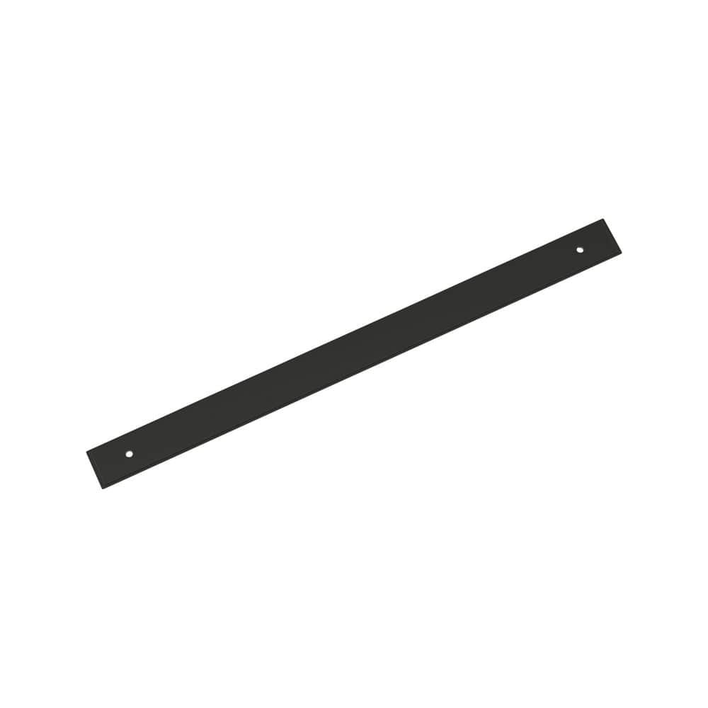 Maymont 12-5/8 in. Center-to-Center Rectangle Matte Black Pull Cabinet Backplate price history on PriceWatchPro