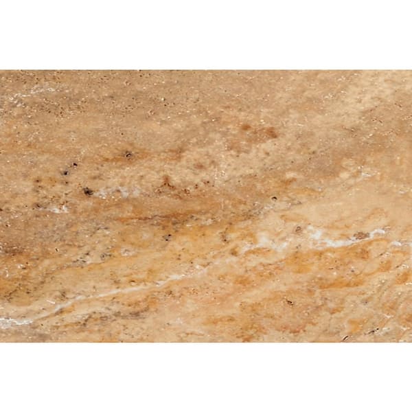 MSI Take Home Tile Sample - Porcini 6 in. x 6 in. Tumbled Travertine Paver Tile (0.25 sq. ft.)