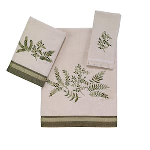 Ivory Greenwood Cotton Towel Set (3-Piece)