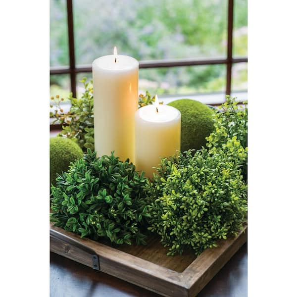 SULLIVANS Artificial 4.5 in. Green New England Boxwood Half Orb