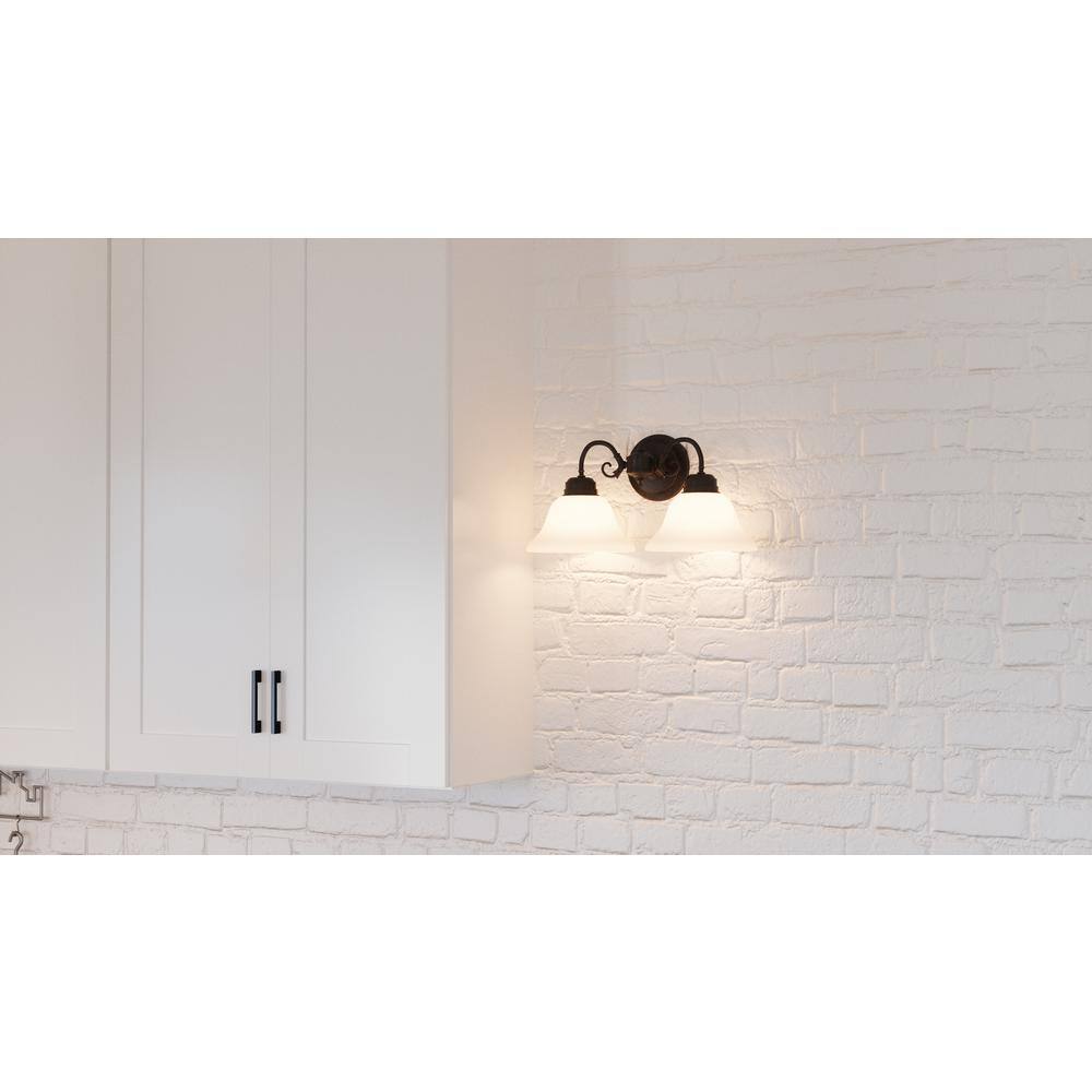 Elegant Millbridge Oil Rubbed Bronze 2-Light Wall Sconce