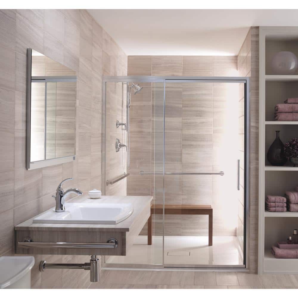 Polished Chrome Single-Function Wall-Mount Showerhead