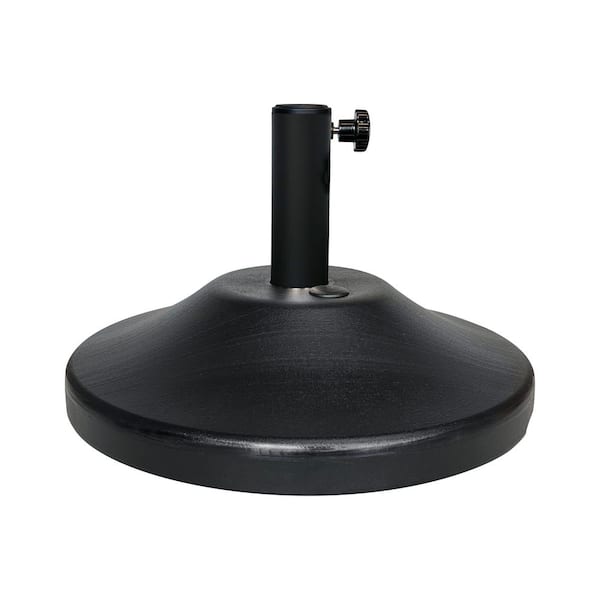 30+ pound patio umbrella base US Weight 30 lb. Pre-Filled Umbrella Base for Patio Table Black