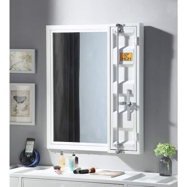 26 in. W x 32 in. H Framed Mirror Wall Decor Mirror Bathroom Vanity Mirror