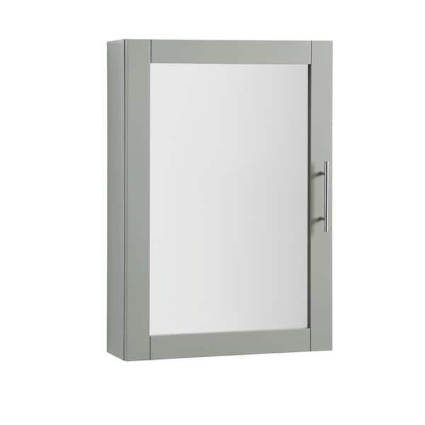 CROSLEY FURNITURE Savannah 18 in. x 26 in. x 6 in. Surface-Mount Medicine Cabinet with Mirror