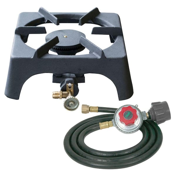 Sportsman Series Single Burner Cast Iron Stove with Regulator Hose
