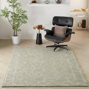 Vail Grey 5 ft. x 7 ft. Contemporary Area Rug