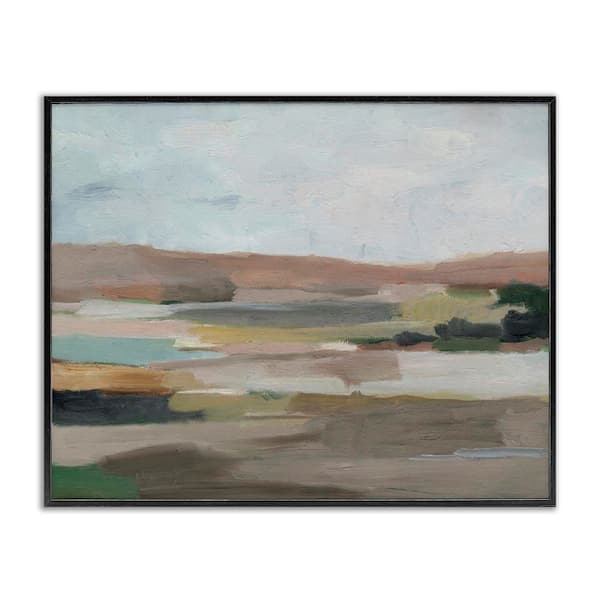 Neutral Desert Hills by Ethan Harper Black Framed Nature Giclee Art Print 24 in. x 30 in.
