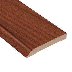 Matte Bailey Mahogany 1/2 in. Thick x 3-1/2 in. Wide x 94 in. Length Wall Base Molding