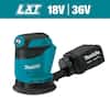thumbnail image 2 of Makita 18V LXT Lithium-Ion Cordless 5 In. Random Orbit Sander  Tool Only Xob01z 2 of 12