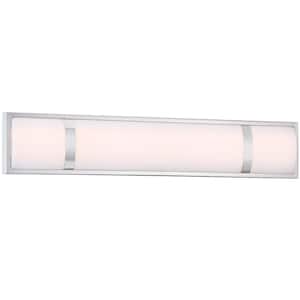 Volume Lighting 4-Light White Bathroom Vanity White V1904-6 