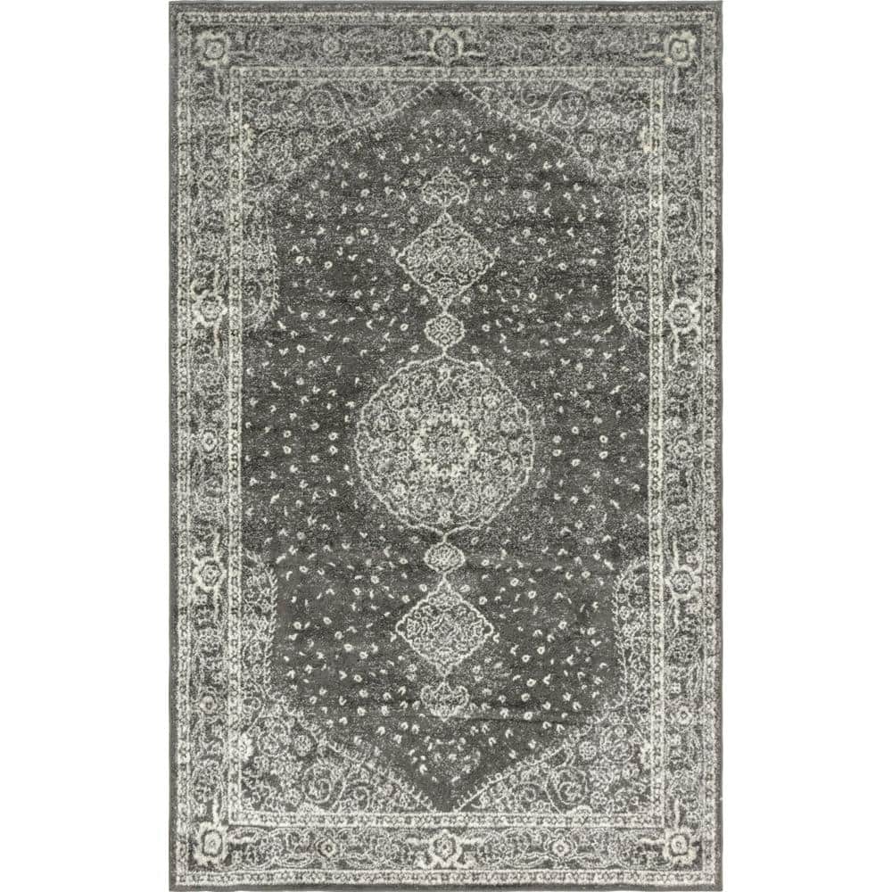 Bromley Midnight Dark Gray 7 ft. x 10 ft. Area Rug price history on PriceWatchPro