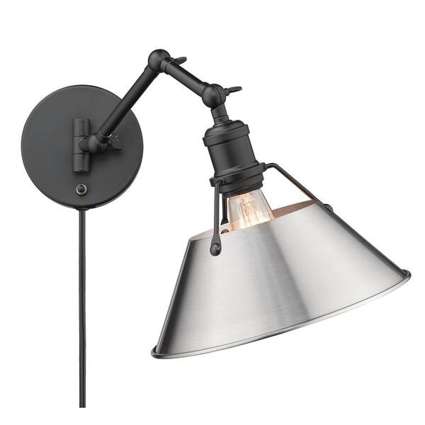 Golden Lighting - Orwell 9 in. Matte Black Sconce