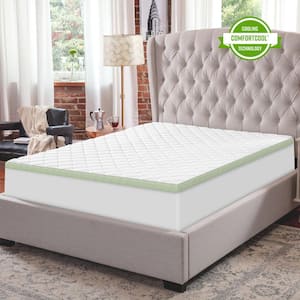 3-Inch Ultimate Cooling Luxury Quilted Memory Foam Bed Topper 3 in. Medium No Pocket Memory Foam Full Mattress Topper