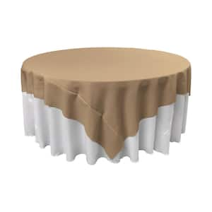 The Folding Table Cloth 6 ft. Table Cloth Made for Folding Tables Natural  3072NAT - The Home Depot