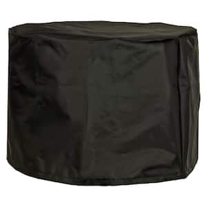 Oxford Cloth Round Fire Pit Cover - Black - 22.5 in (57,15 cm)