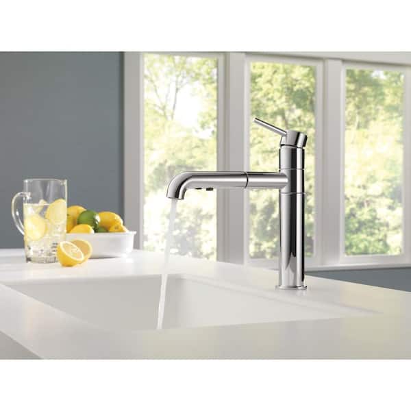 Trinsic Single-Handle Pull-Out Sprayer Kitchen Faucet In Chrome