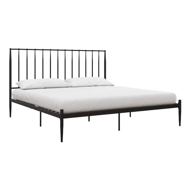 DHP Gracie Modern Black Metal King Bed