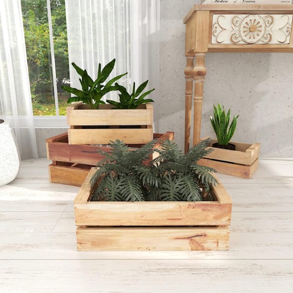 Wood - Storage Baskets - Home Accents - The Home Depot