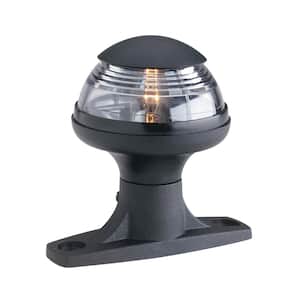 3 in. Deck Mounted All-Round Light Raised Base in Black