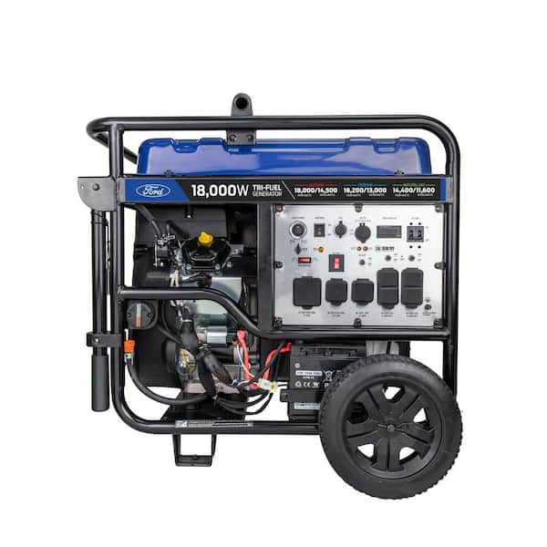 18000-Watt Electric Swtch Remote Start Tri-Fuel Gasoline and Propane Portable Generator w/ CO Sentry