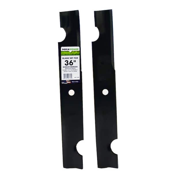 MaxPower 2 Blade Set for 36" ExMark, Bad Boy and Snapper mowers, Replaces OEM numbers 038-3000-00,303283,112111-02,7075751