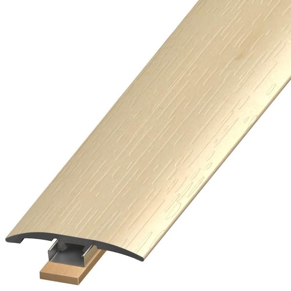 DuraDecor Classy Chic Broadway Blonde 0.25 in. T x 2 in. W x 94 in. L 3-in-1 Transition Molding