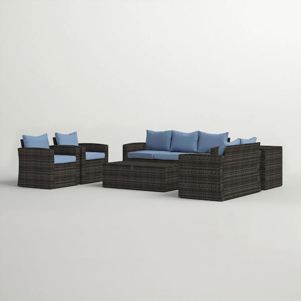 Belham living kambree all discount weather wicker outdoor conversation set