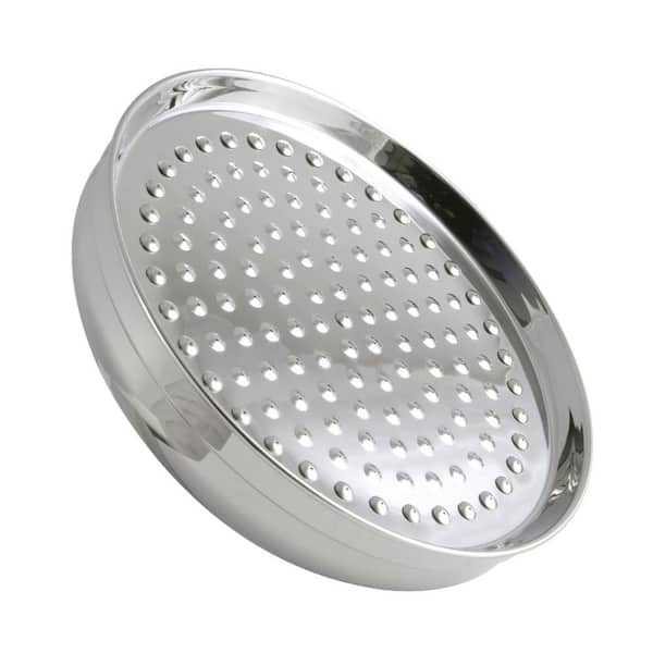 Kingston Brass 1-Spray 10 in. Single Wall Mount Fixed Rain Shower Head in Polished Nickel