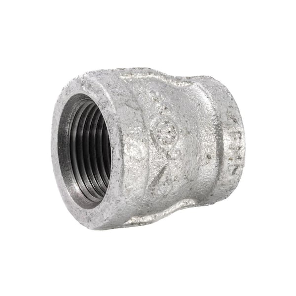 Southland 3/4 in. x 1/2 in. Galvanized Malleable Iron FPT x FPT Reducing Coupling Fitting