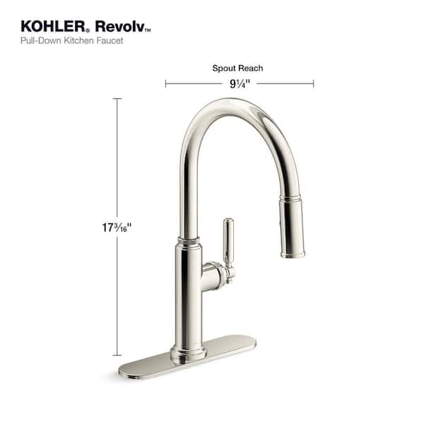 ESSENTIAL KITCHEN TAPS Single-handle Mixer Tap With Pull-out Spout For Industrial Kitchen-130484