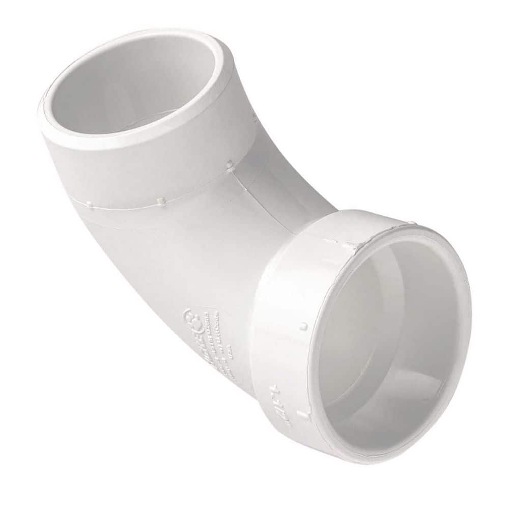 4 in. Rigid PVC DWV 1/4 Bend 90° Street Elbow, Hub x Spigot Connection, Durable Plumbing Fitting for Drain, (10 Pack) price history on PriceWatchPro