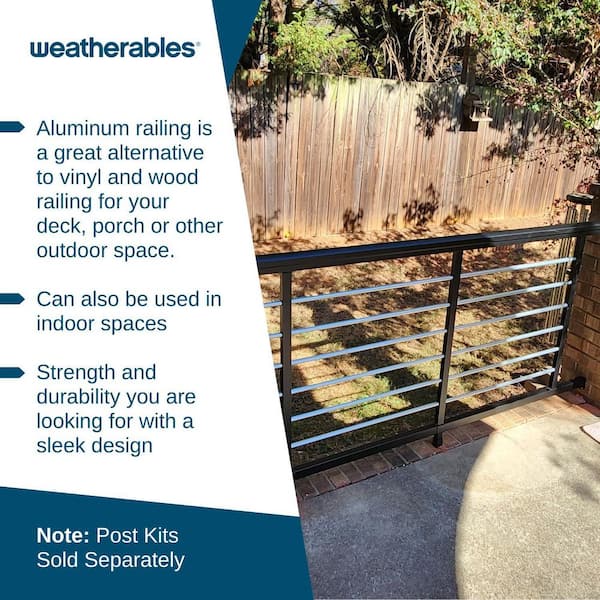 Cornell Railing Kit Weatherables - Aluminum - Deck Railing Systems - The Home Depot
